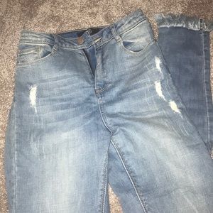 Missguided distressed jeans